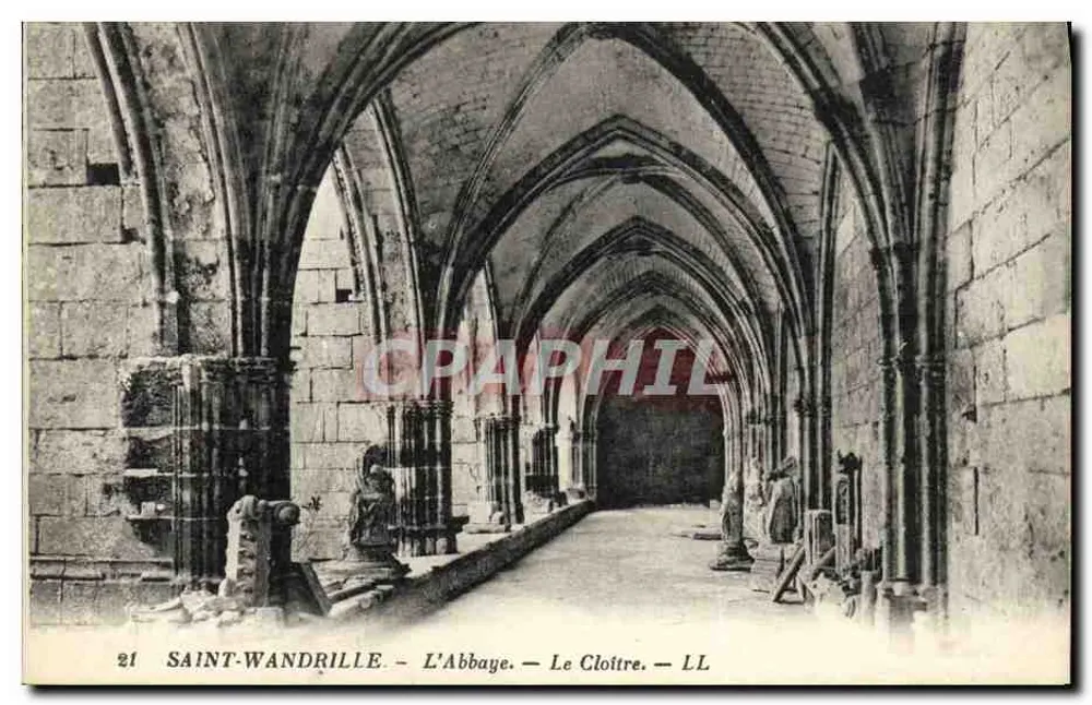 Saint-Wandrille - A Abadia - O Claustro — LL - Frente