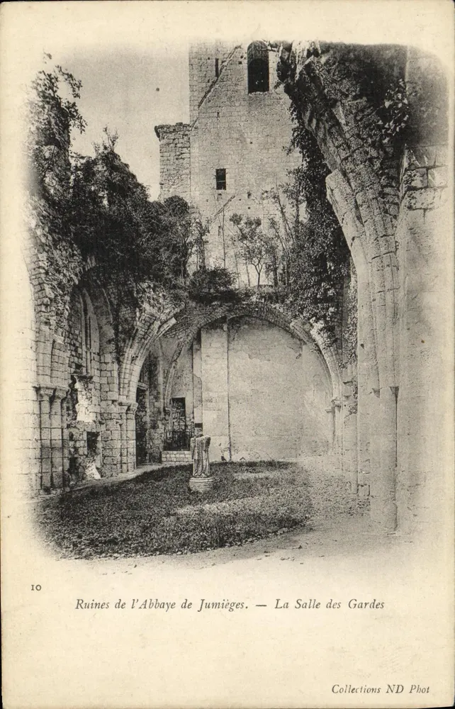 Ruinen der Abtei Jumièges — Die Wachstube — Sammlung ND Phot - Vorderseite