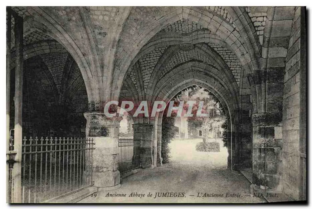 Alte Abtei von Jumieges — Das Alte Tor — N.P.A. Phot. - Vorderseite