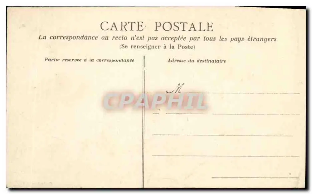 Dieppe — As falésias — Editor não visível, n° de série 77 - Verso