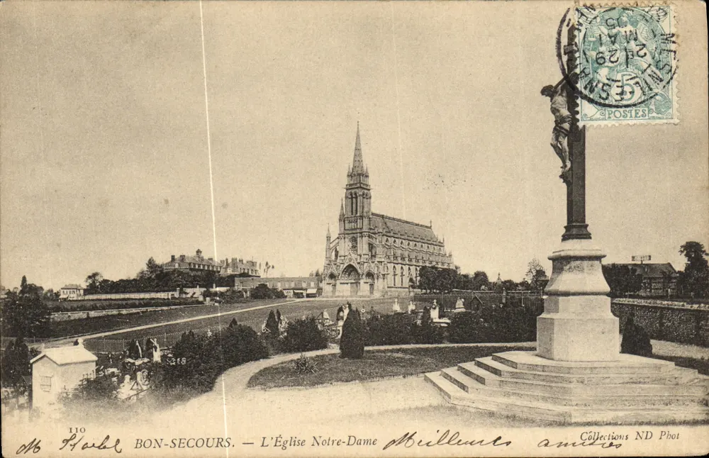 Bonsecours — De Kerk van Onze Lieve Vrouw — Harbel, n°110 - Voorkant