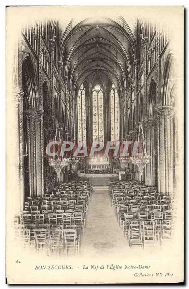 Bonsecours — Die Kirche Notre-Dame — Nave — Collections ND Phot - Vorderseite