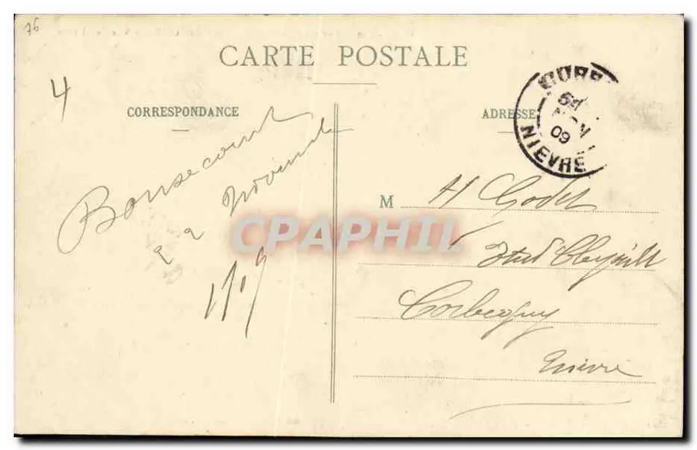 BONSECOURS — Vista do Plateau — C.V. 620 - Verso