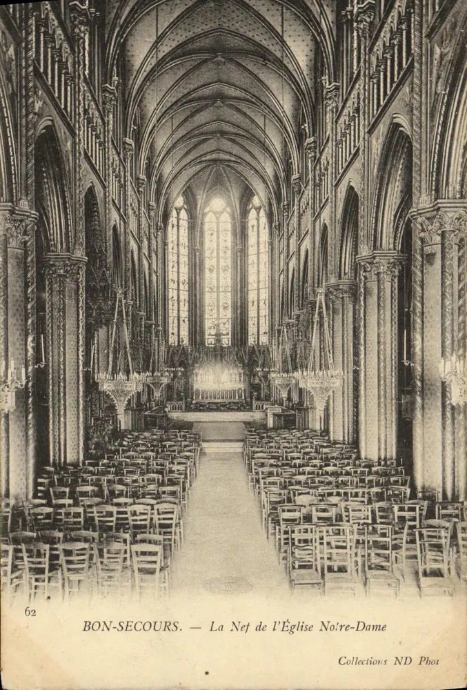 Bonsecours — Die Kirche Notre-Dame — Nave — Collections ND Phot, n°62 - Vorderseite