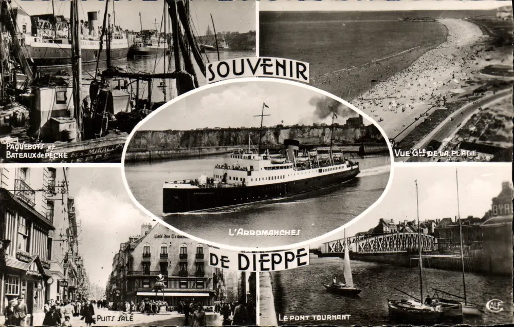 Dieppe — Erinnerungskarte — Edition GALF, Nr. 101 - Vorderseite