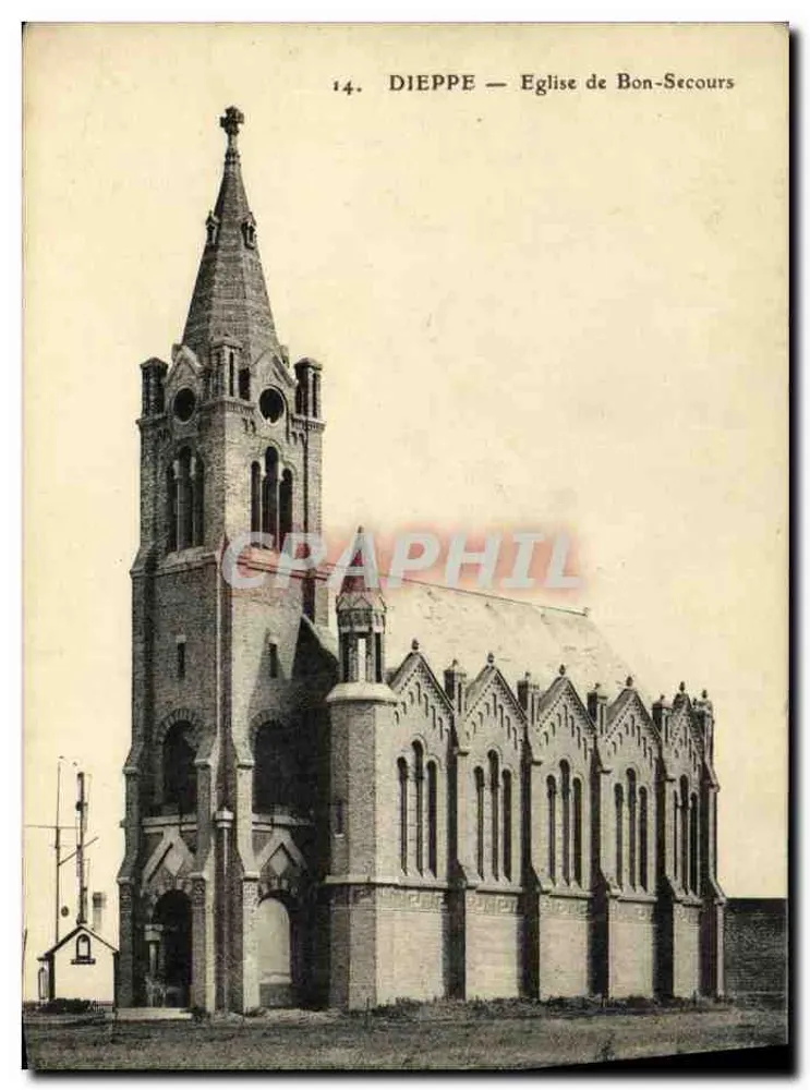 Dieppe — Igreja de Bon-Secours — Dieppephil, n°14 - Frente