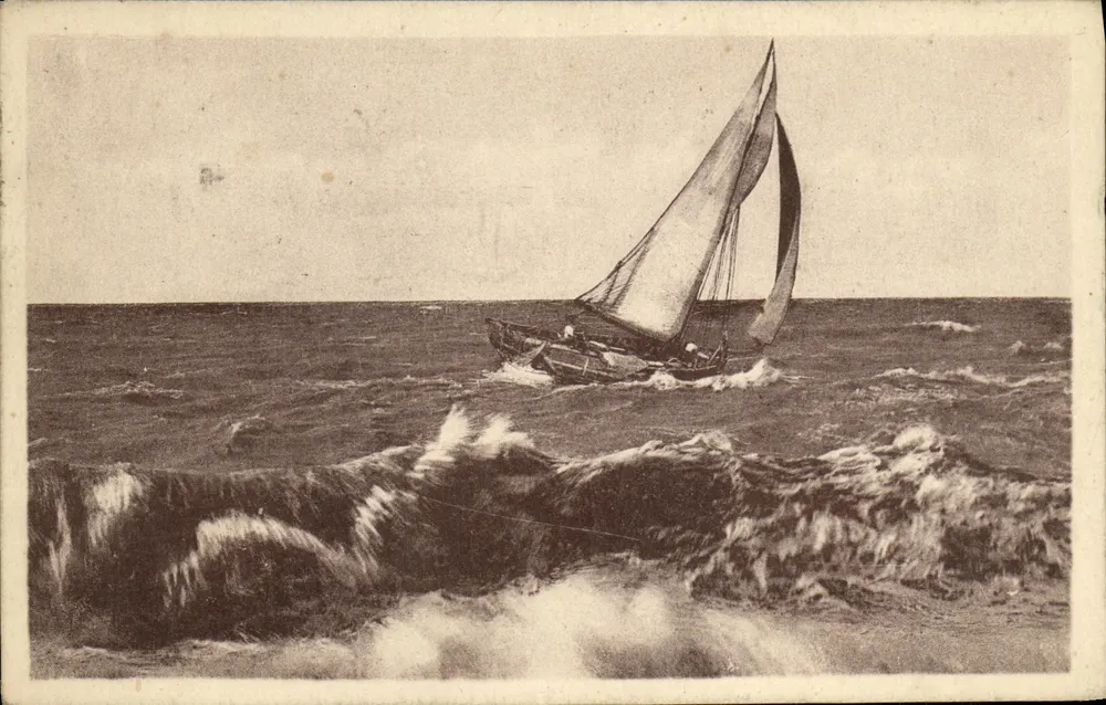 Vagues — Dieppe — LL n°4044 - Frente