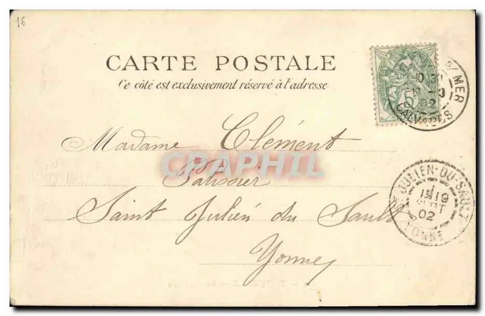Trouville — Éden-Casino — A. Brosnari, éditeur, Paris, n°2 - Verso