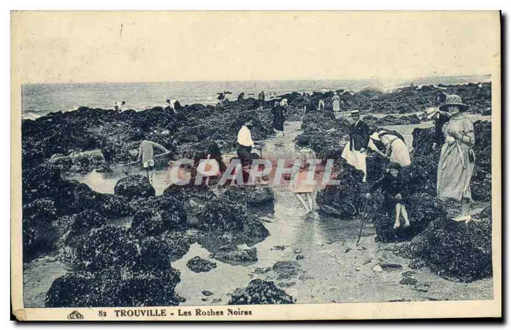 TROUVILLE - Las rocas negras — Graphphil, n°82 - Anverso