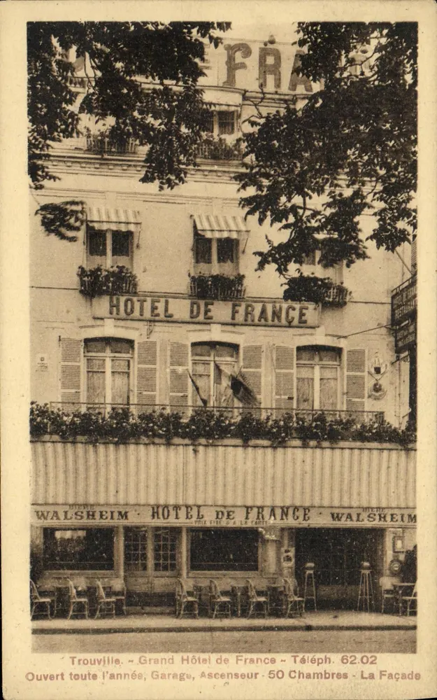 Trouville - Grand Hotel de France - Fassade - Vorderseite
