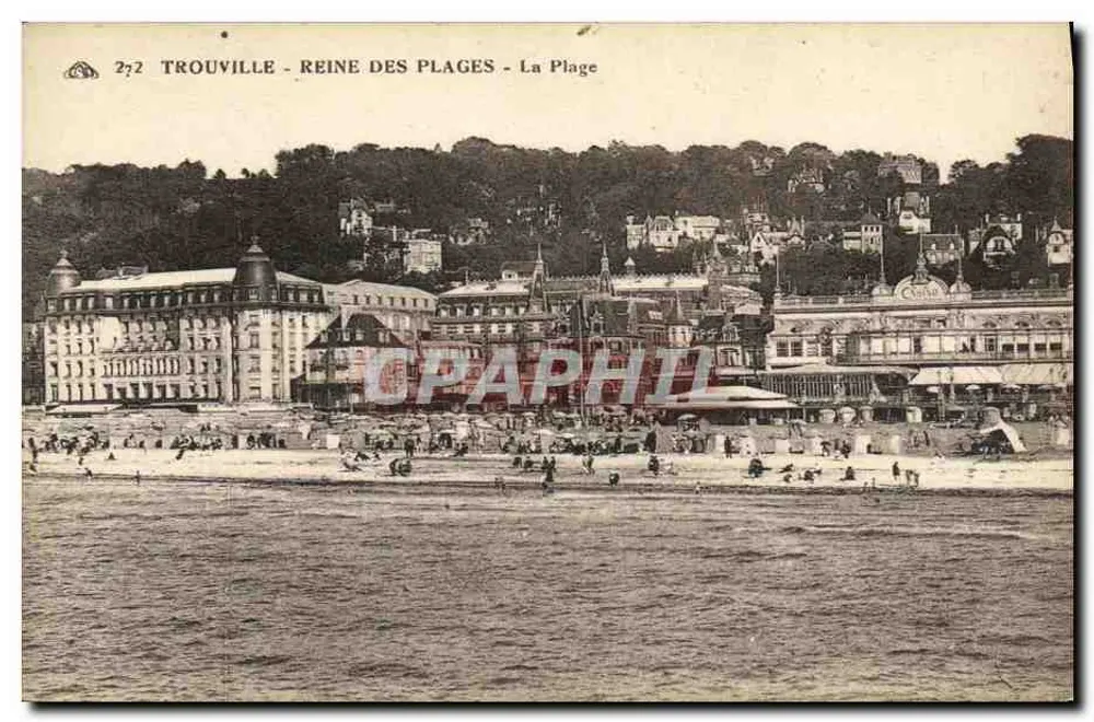 Trouville - Reine des Plages - La Plage — éditeur CP Algao, Strasbourg - Vorderseite
