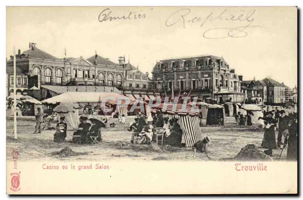Casino oder der Große Salon — Trouville — Graphi - Vorderseite