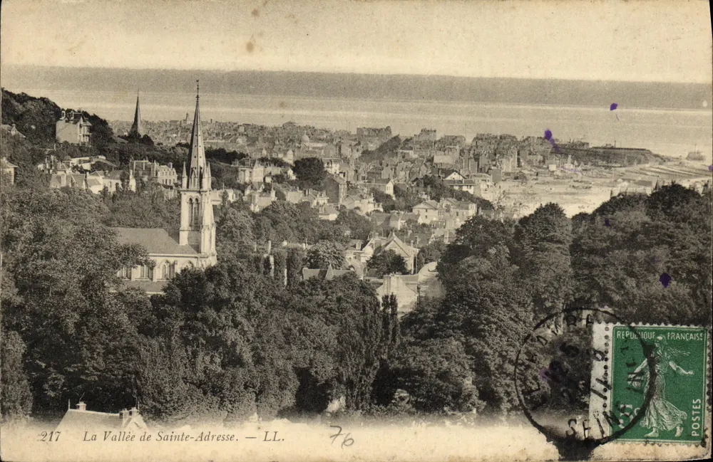 A Vale de Sainte-Adresse — LL. — n°217 - Frente
