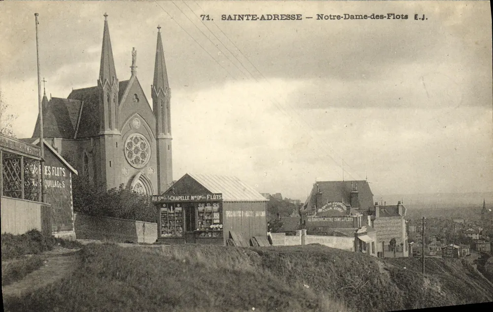 Sainte-Adresse — Igreja de Nossa Senhora dos Flotes E.J. - Frente