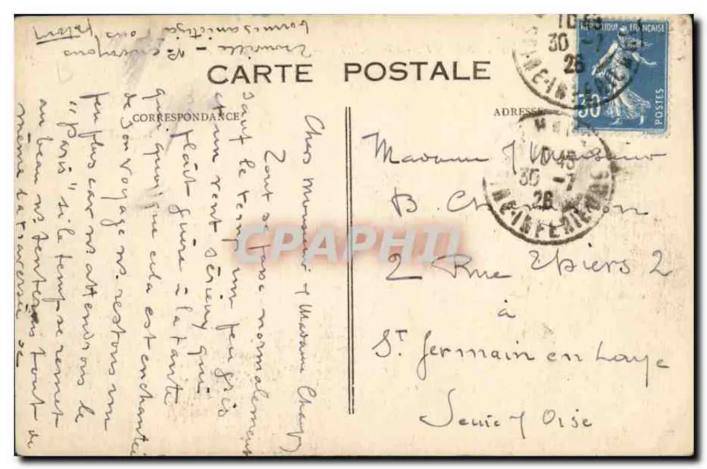 Sainte-Adresse — Vista geral — L. Le Maçon, n°297 - Verso