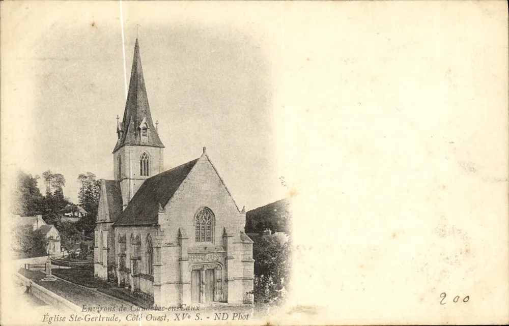 Kirche Sainte-Gertrude — Candelbec-en-Caux — ND Pbot, Serie 200 - Vorderseite