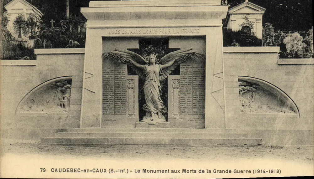 Caudebec-en-Caux (S.-Inf.) — Der Kriegsgefangenen-Gedenkstein des Großen Krieges (1914-1918) — E. Douillet - Vorderseite