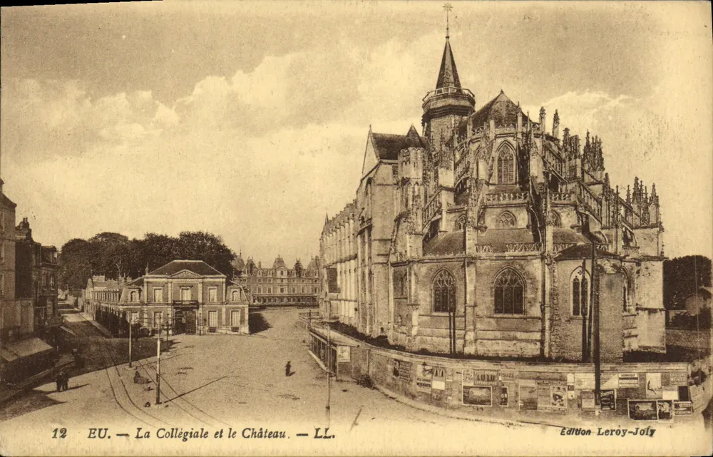 EU — A Colegiata e o Castelo — Edição Lerô-y-Joly - Frente