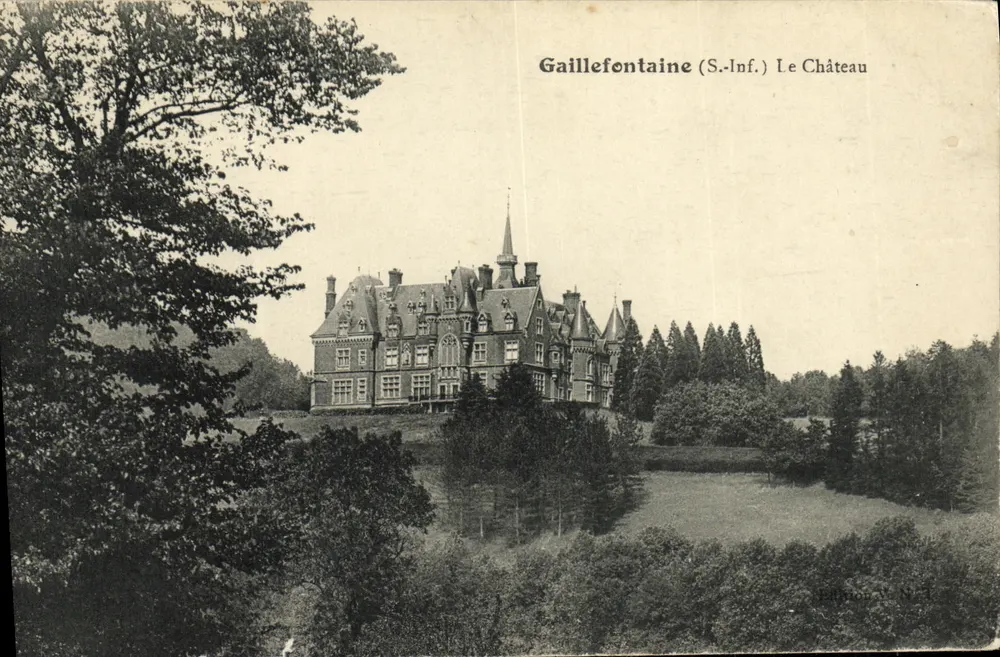 Gaillefontaine (S.-Inf.) — O Castelo — editor desconhecido - Frente