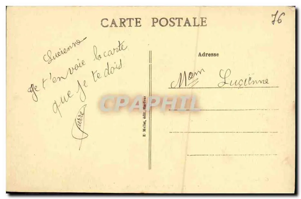 Beaurepaire (S.-Inf.) — A Igreja — Col. Millet - Verso