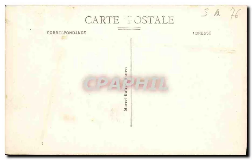 Yvetot — L'École d'Agriculture — éditeur Marcel Rairet, n° 76 - Verso
