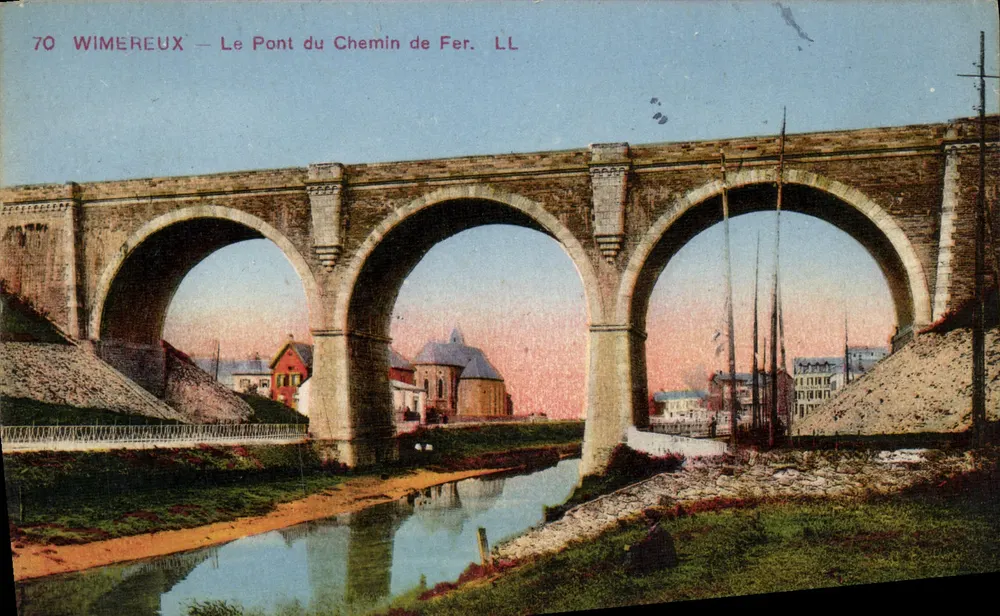 Wimereux — O Ponte do Caminho de Ferro — LL n°70 - Frente