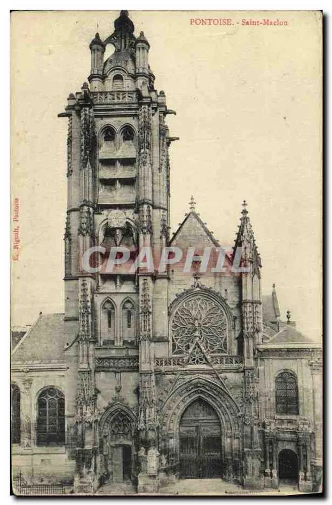 Pontoise - Saint-Maclou — editor E. Rigault, França - Frente