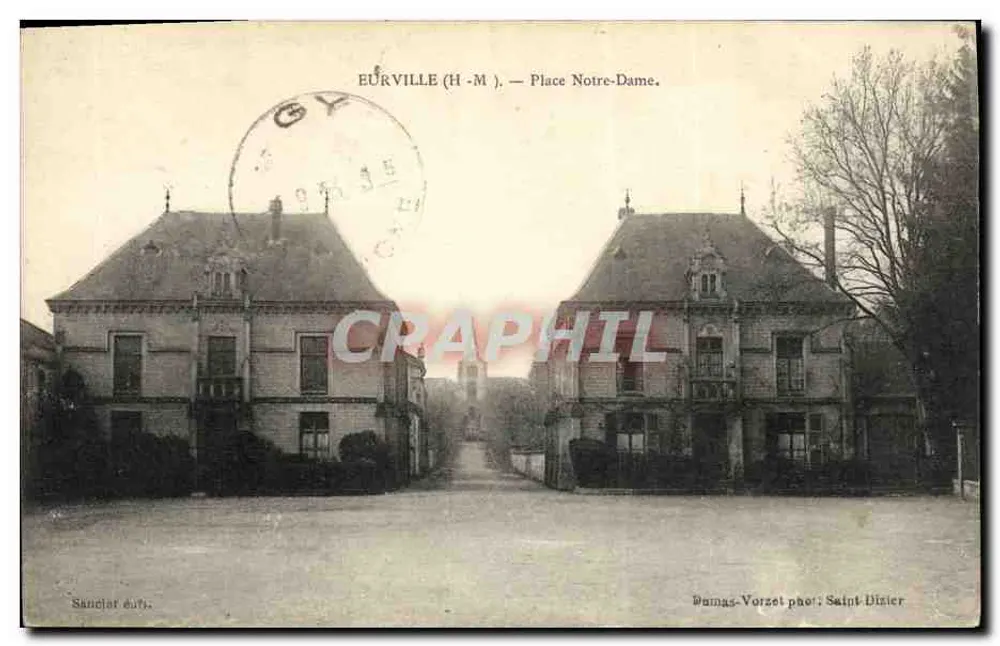 Eurville (H-M) — Piazza Notre-Dame — Damas-Vorzet fot. Saint-Dizier - Recto