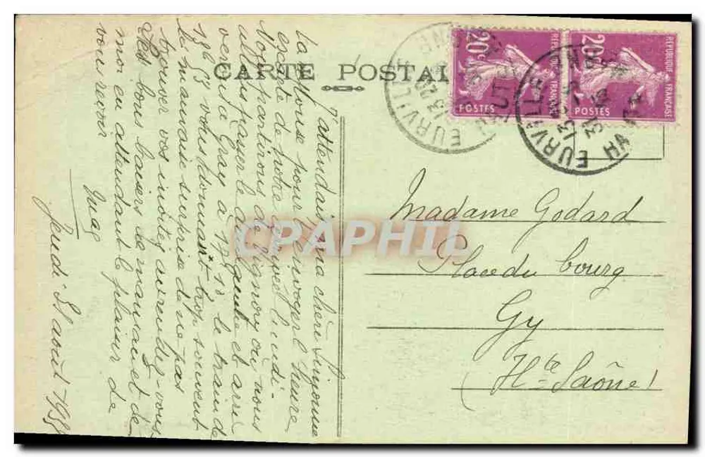 Eurville (H-M) — Piazza Notre-Dame — Damas-Vorzet fot. Saint-Dizier - Verso