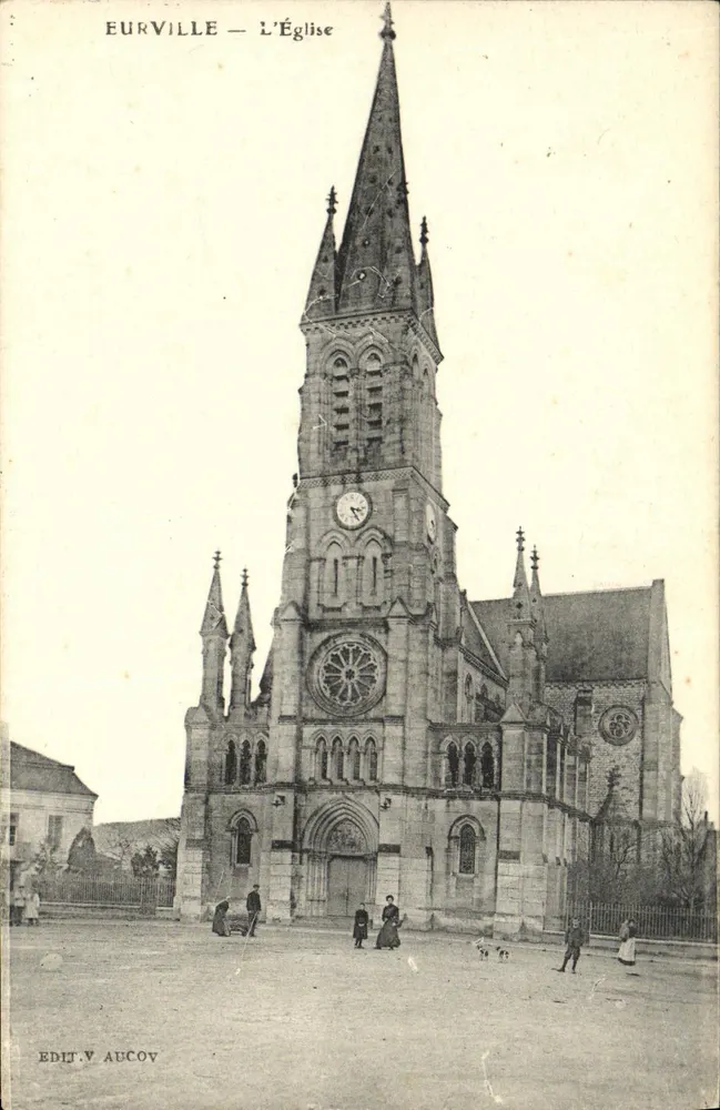 Eurville — A Igreja — Edição V Aucov - Frente