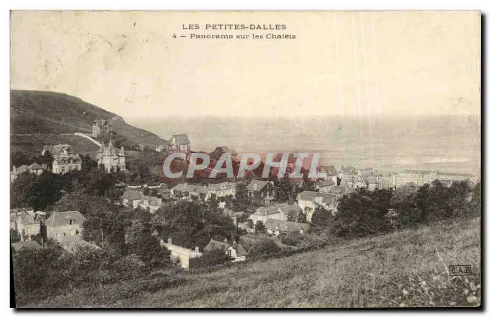 As Pequenas Dalles — Panorama sobre os Chalets — C.A.B. n°4 - Frente