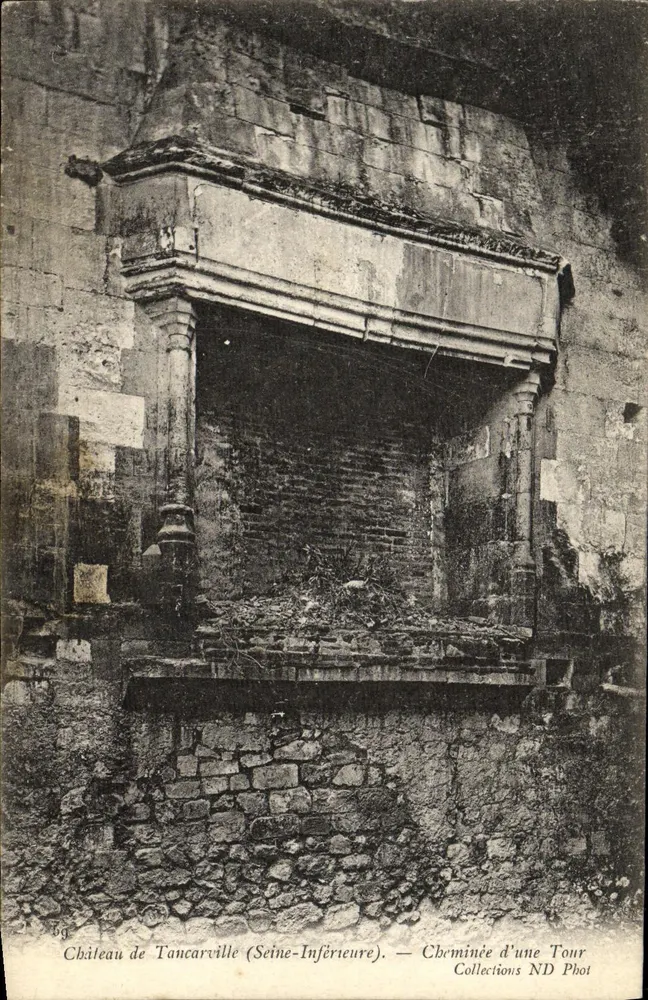 Château de Tancarville (Seine-Inférieure) — Schornstein einer Turm — Collections ND Phot - Vorderseite