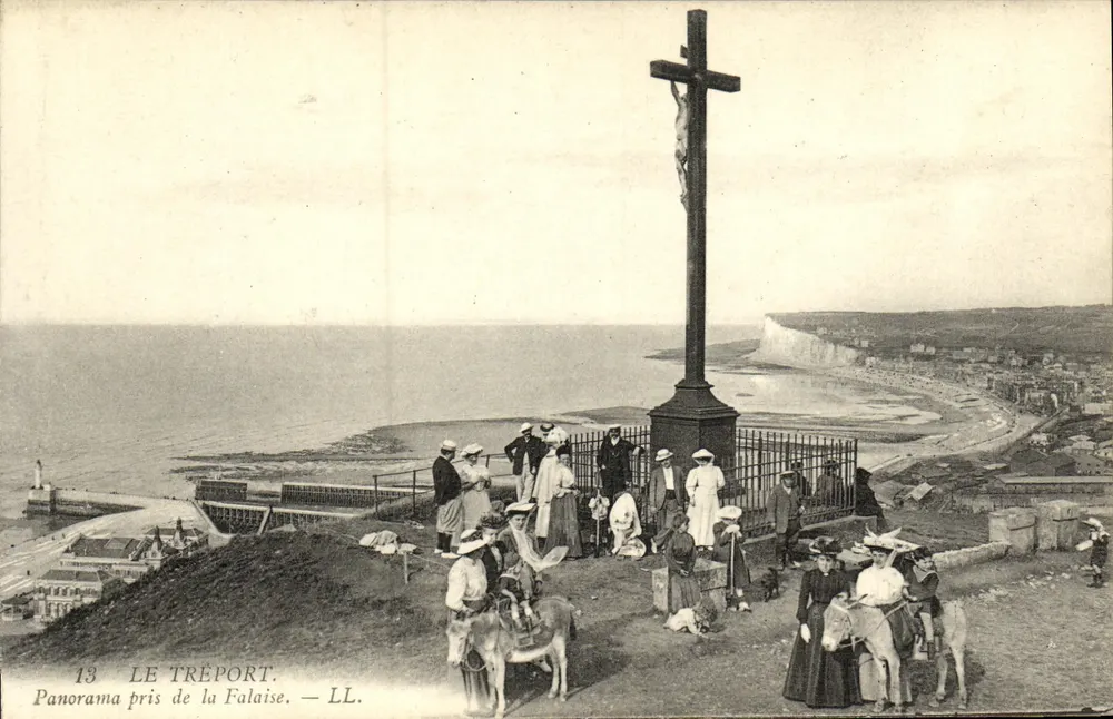 Le Tréport — Panorama vom Kliff — LL, Nr. 13 - Vorderseite