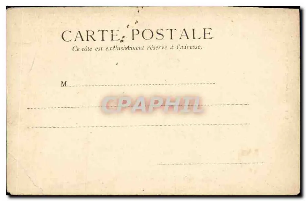Le Tréport — A entrada do porto — Stiengel & Co, Dresden e Berlim, n°4273 - Verso