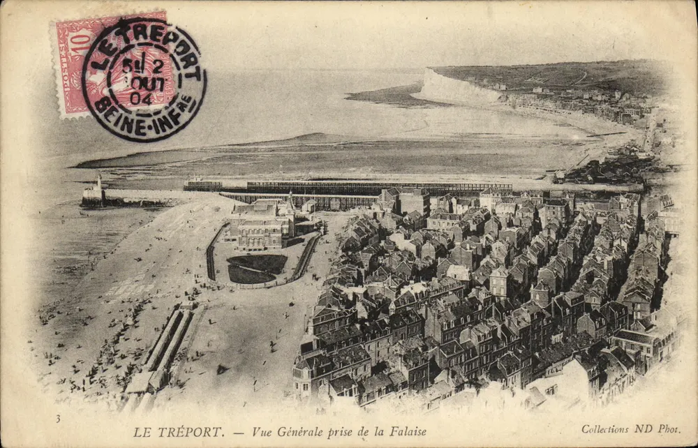 Le Tréport — Allgemeiner Blick vom Kliff aus — Collections ND Phot. - Vorderseite