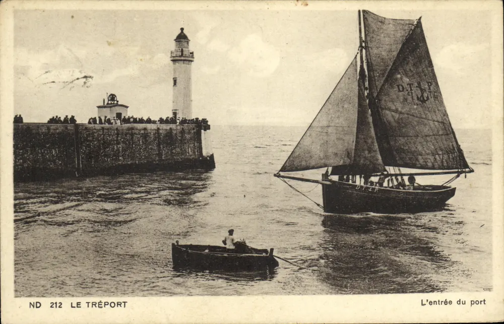 Le Tréport — Der Hafen-Eingang — Ausgabe A l'Étoile d'Or 7 - Vorderseite