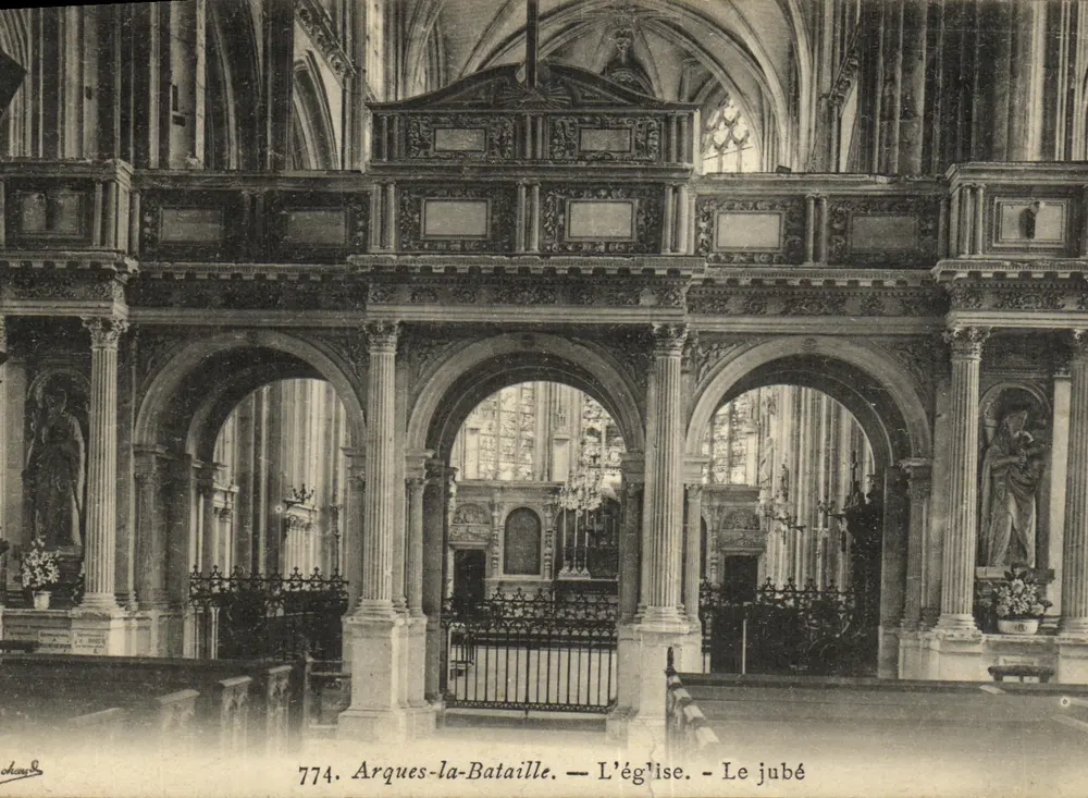 Arques-la-Bataille — La chiesa — Il rood - Recto
