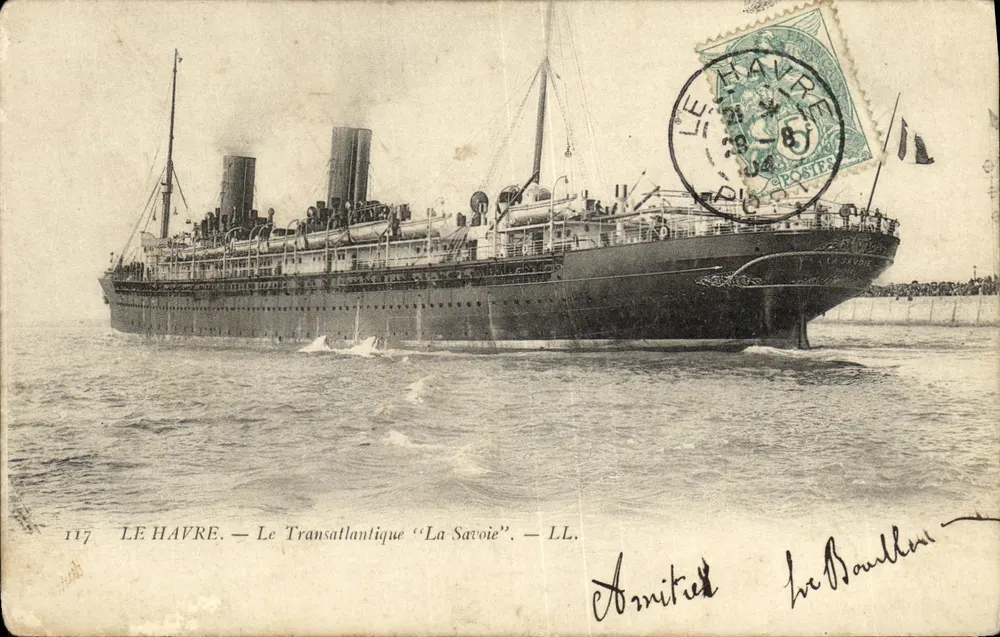 Le Havre — Der Transatlantiker "La Savoie" — LL. — N°117 - Vorderseite