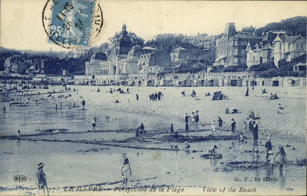 Le Havre — Perspectiva da Praia — G. F., Le Havre - Frente