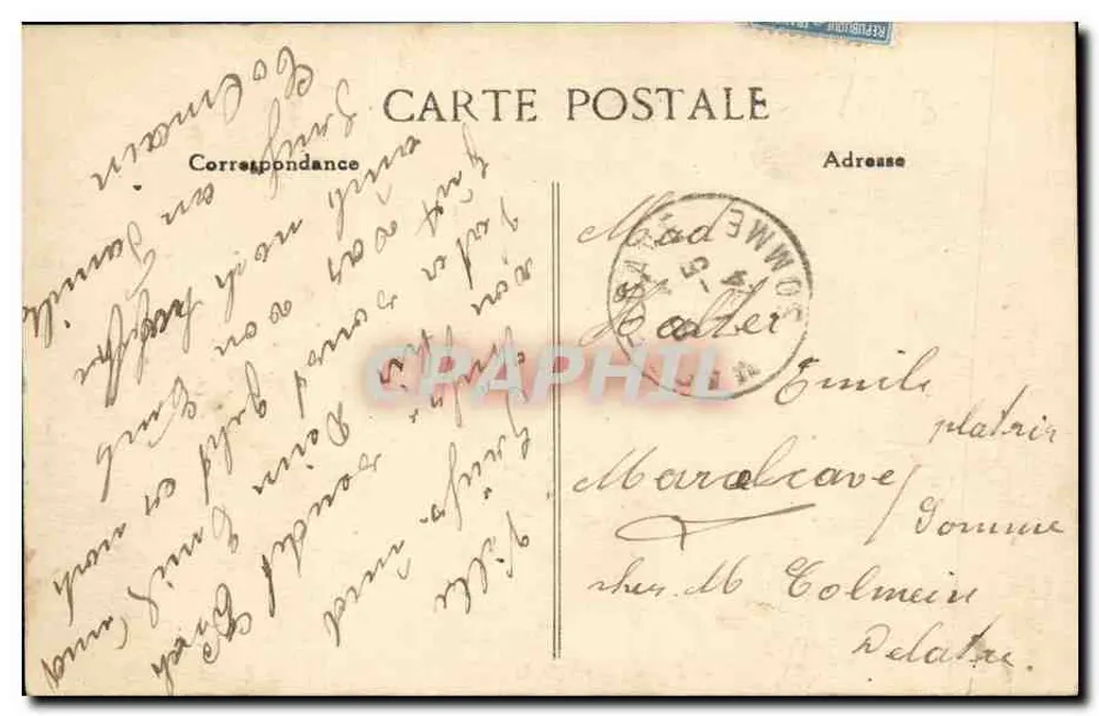 Le Havre — Perspectiva da Praia — G. F., Le Havre - Verso