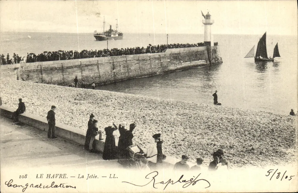 Le Havre — A Ponte — LL. — Raplaÿ - Frente