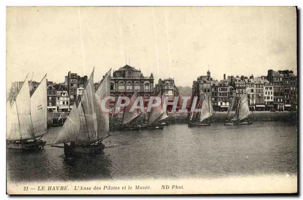 Le Havre. L'Anse des Pilotes und das Museum — ND Phot. n°21 - Vorderseite