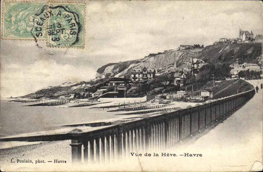 Vue de la Hève — Havre — L. Poulain, phot. — Havre - Frente