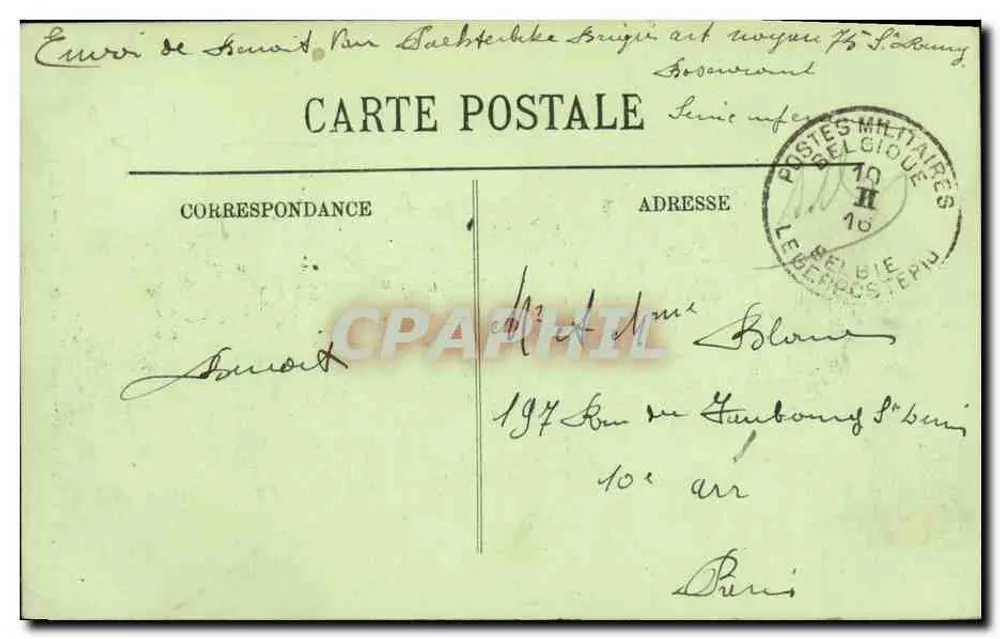 Le Tréport — A Flotilha de Pesca — LL - Verso