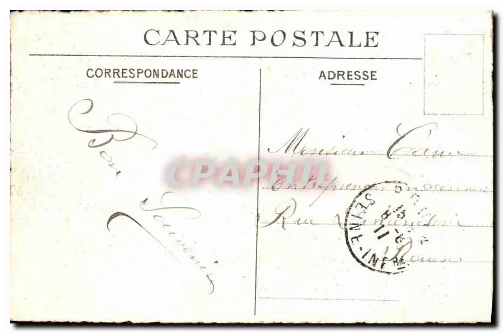Revue naval no Tréport (1829) — Documentos históricos — Revue dos Tramways - Verso