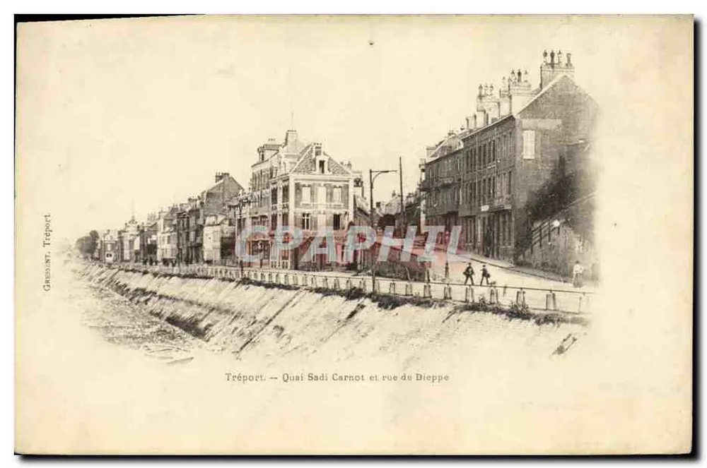 Tréport — Quai Sadi Carnot und Straße de Dieppe — Grenont, Tréport - Vorderseite