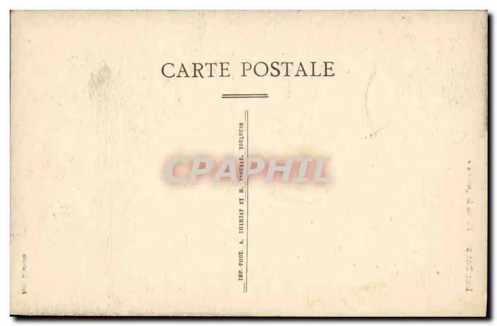 Les Baux — Casa Senhorial — Imp. Phot. A. Thiriat e H. Nestaie, Toulouse - Verso