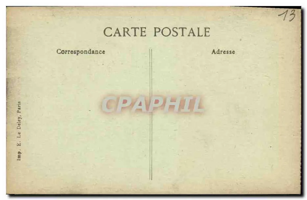 Les Baux — Tour de Brau (Innenansicht) — Saal der Feierlichkeiten — n° 2193 — Verlag B.D. - Rückseite