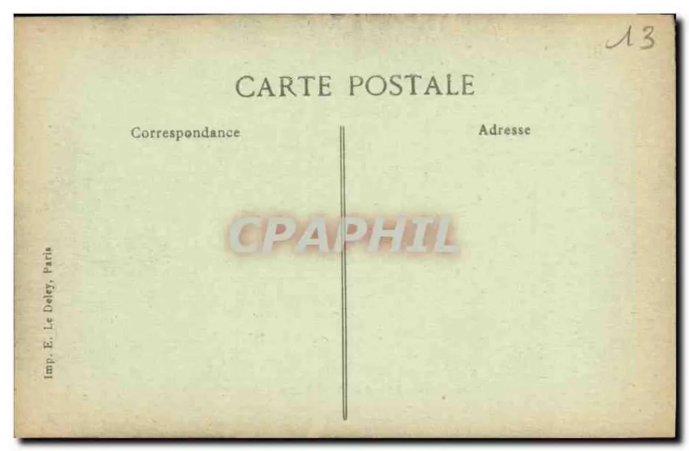 Les Baux — Das alte Krankenhaus — Verlag BLD, Nr. 2195 - Rückseite