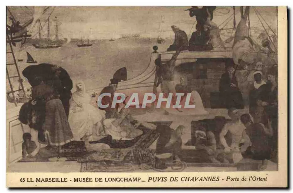 Tor der Orient — Museum de Longchamp — Puvis de Chavannes - Vorderseite